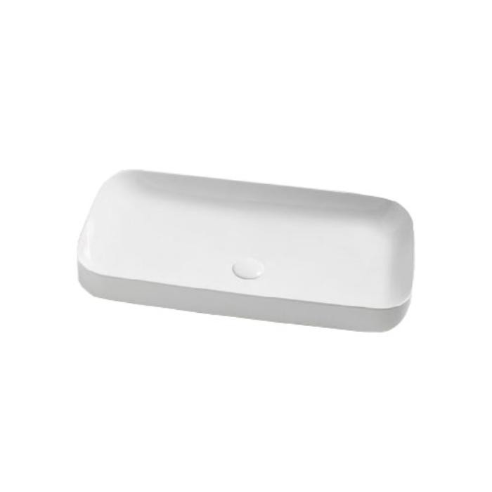 Раковина-чаша Azzurra Elegance Soft 75 ELLG075400S0BI/(ESO75 bi)*0 Белая