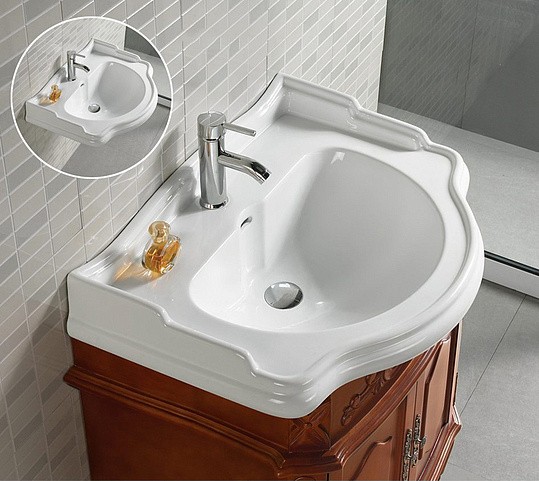 раковина полувстраиваемая melana 71 см mln-8070e