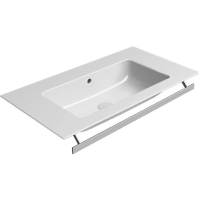 Раковина GSI Pura 8838111 подвесная, 82.6x46 см, Bianco lucido (Белый глянец)