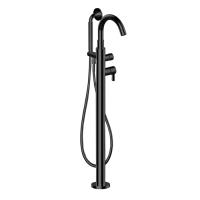 Смеситель напольный для ванны Fantini Icona Classic 53 P5 R080B цвет Matt Gun Metal PVD Смеситель напольный для ванны Fantini Icona Classic 53 P5 R080B цвет Matt Gun Metal PVD