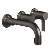 Смеситель для ванны Gessi INCISO 
 58342#707 Black Metal Brushed PVD