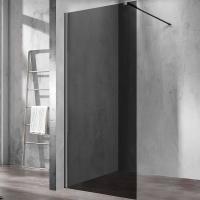 Душевая перегородка Vincea Walk-In 110 VSW-1H110CGGM профиль вороненая сталь, стекло тонированное