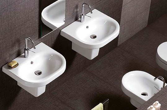 раковина подвесная hatria daytime 45х37 см yxbm01, белая