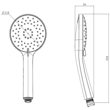 душевая лейка villeroy & boch universal tvs00000800061