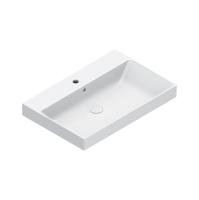 Раковина Catalano Zero 75x50 см, с 1 отв., белый глянцевый