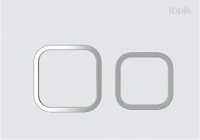 Кнопка для инсталляции Iddis Unifix UNI40MWi77 универсальная матовый белый 040