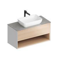 Kerama Marazzi Kerama Marazzi PLAZA Modern Тумба подвесная 100x48см, 1 ящик, цвет: дуб виченце Kerama Marazzi Kerama Marazzi PLAZA Modern Тумба подвесная 100x48см, 1 ящик, цвет: дуб виченце