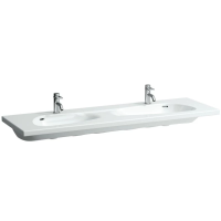 Накладная раковина в ванную Laufen Palomba 160 8.1480.9.000.104.1 двойная, белая