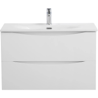 Тумба под раковину BelBagno Marino Bianco Lucido MARINO-CER-MINI-700-2C-SO-BL-P 69,6 см, подвесная, белый глянец
