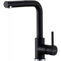 Смеситель для кухни Paulmark Kassel Ka214311-AN с выдвижным изливом, антрацит