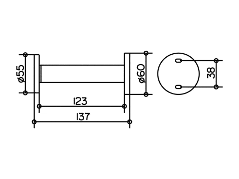 Держатель запасного рулона бумаги Keuco Edition 300 30063 010000