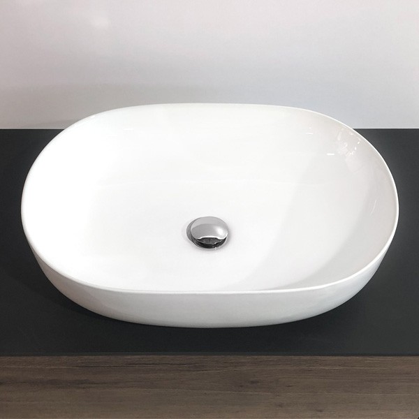 раковина накладная 60 см comforty 78326 белый