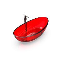 Ванна отдельностоящая 180х93 см.Knief Oval Shape 70001040, из полимерного материала, цвет: Rubin # 040