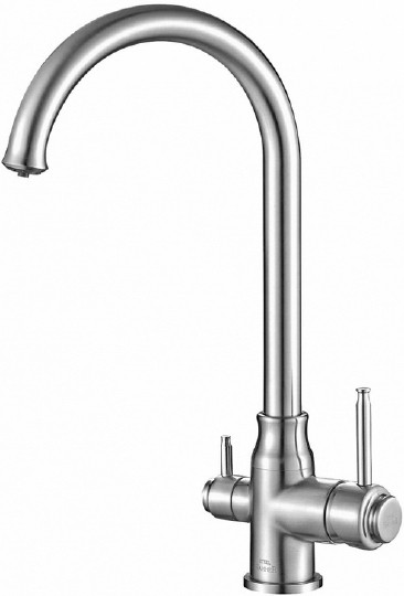 Смеситель для кухни ZorG Steel Hammer SH 763 CR