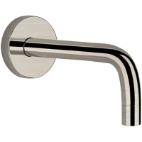 Излив Gessi Via Tortona 38780#149 для ванны 16,6 см, цвет Finox