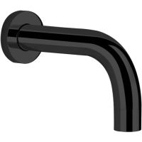 Излив Gessi Via Tortona 38785#299 для ванны 16,7 см, цвет черный XL