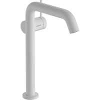 Смеситель для раковины Hansgrohe Tecturis S 73370700 CoolStart, с донным клапаном, белый матовый