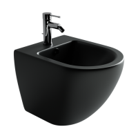 Биде Ceramicanova Metropol CN4003MB подвесное, черное матовое