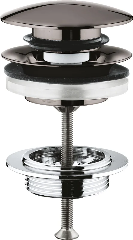 Донный клапан Grohe 65807A00 для раковины, универсальный, темный графит