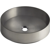 Раковина Gessi Gessi316 54601#239 накладная, Ø40 см, цвет STEEL BRUSHED