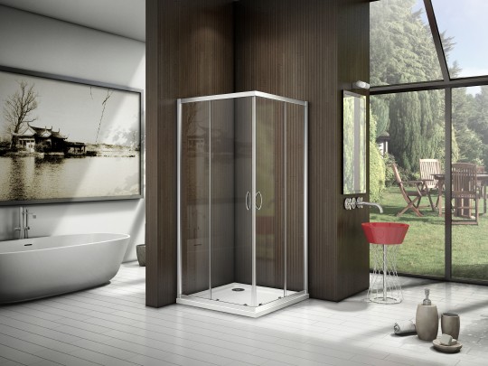 душевой уголок good door latte cr-100-c-we 100×100