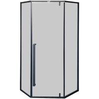 Душевой уголок Cerutti SPA 90×90 C3AB профиль черный, стекло тонированное