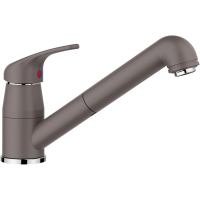 Смеситель для кухни Blanco Daras-S 526936 с выдвижным изливом, вулканический серый