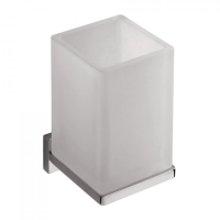 Стакан подвесной Colombo Design Look B1602.CR-VAN, хром|матовое стекло