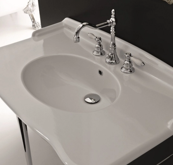 раковина полувстраиваемая artceram hermitage 93 смhel005 01 00