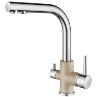 Смеситель для кухни Paulmark Es213011-QUCR кварц/ хром