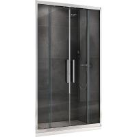 Душевая дверь Abber Schwarzer Diamant 170 AG33170H профиль хром, стекло прозрачное