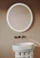 Зеркало, Artceram, Lord, круглое, шв 760*760, с подсветкой, цвет рамы-белый матовый