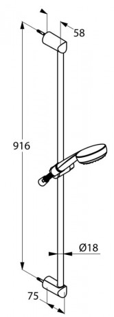 душевой гарнитур kludi logo 1s 6819005-00