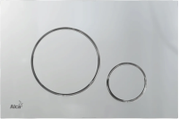 Кнопка для инсталляции AlcaPlast Thin M672 цвет хром матовый