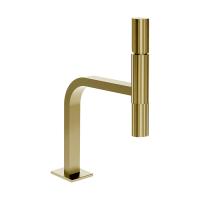 Смеситель Gessi Incastri 75202#149 для раковины, 1 отв., без донного клапана, цвет Finox Brushed Nickel