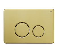 Кнопка для инсталляции IDDIS Unisteel UNS01GGi77 нержавеющая сталь, золото