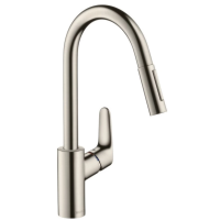Смеситель для кухни Hansgrohe Focus M41 31815800, сталь
