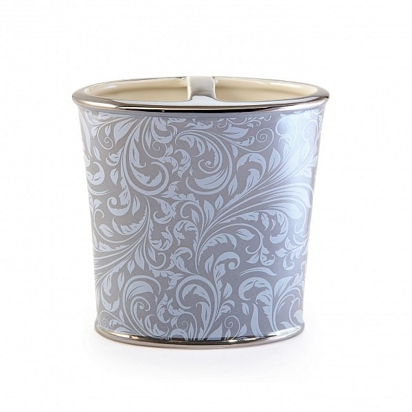 Стакан для зубных щёток Kassatex Bedminster Scroll Flint Grey
