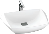 Раковина TOTO Jewelhex LW681B#W накладная, 60.7х48.3 см, белая