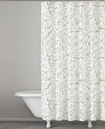 Штора для ванной Kassatex Foglia Taupe SFG-115-T