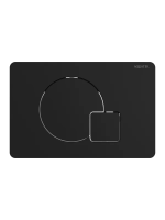 Кнопка смыва для инсталляции Aquatek KDI-0000069 для унитаза, АБС-пластик, цвет матовый черный