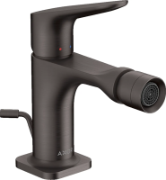 Смеситель Axor Citterio M 34210340 для биде, с донным клапаном, шлифованный черный хром