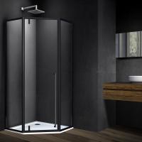 Душевой уголок 90×90 см Vincea Penta VSP-3P900CLB прозрачное