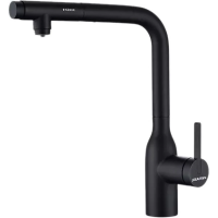 Смеситель для кухни Paulmark Viper Vi213105-AN с подключением к фильтру, выдвижным изливом, антрацит