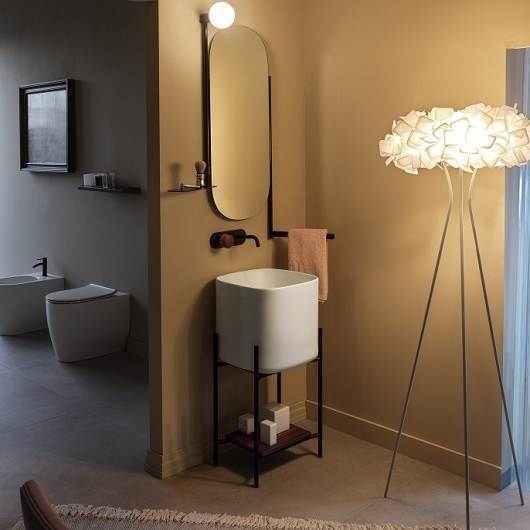 раковина scarabeo moonn 550341 накладная, овальная, 42x42 см, белая