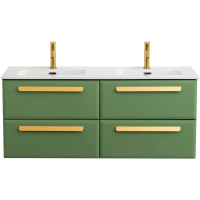 Тумба под раковину Cezares Eco-Cer-N 120 ECO-CER-N-1200-4C-SO-2-PS-P подвесная Фисташковый Софт без ручек