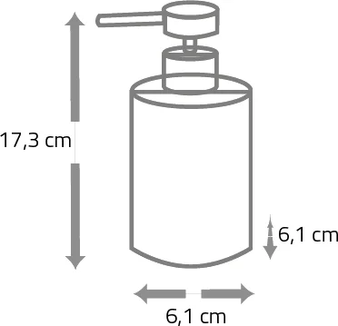 Дозатор для мыла Ridder Victoria 2245500 полупрозрачный