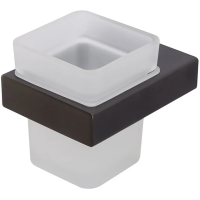 Стакан для зубных щеток Cezares Slider SLIDER-TUMS-GM настенный, оружейная сталь