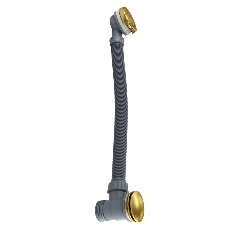 Слив-перелив WasserKRAFT Aisch A203 click-clack, золото матовое