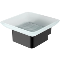 Мыльница Lemark Smooth line 9742017 черный